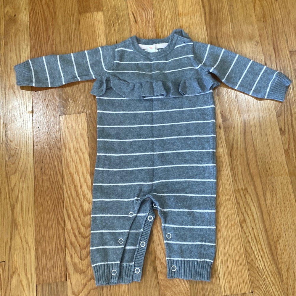 0-3 month sweater onesie
